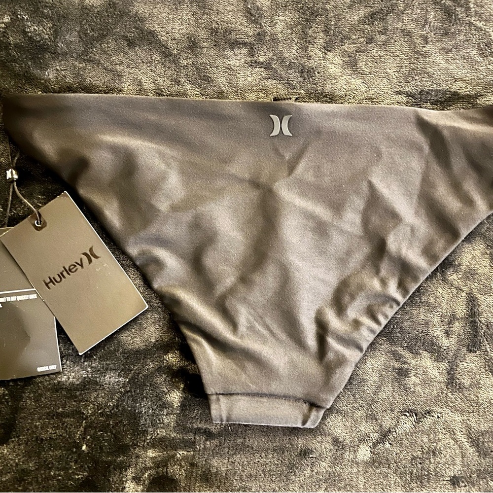 BNWT Hurley black bikini bottom